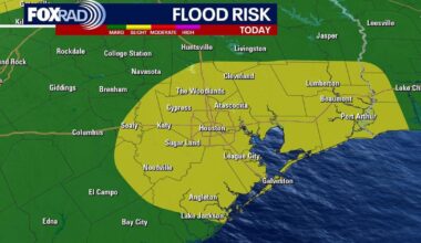 Houston weather radar: Saturday storms, flood risk