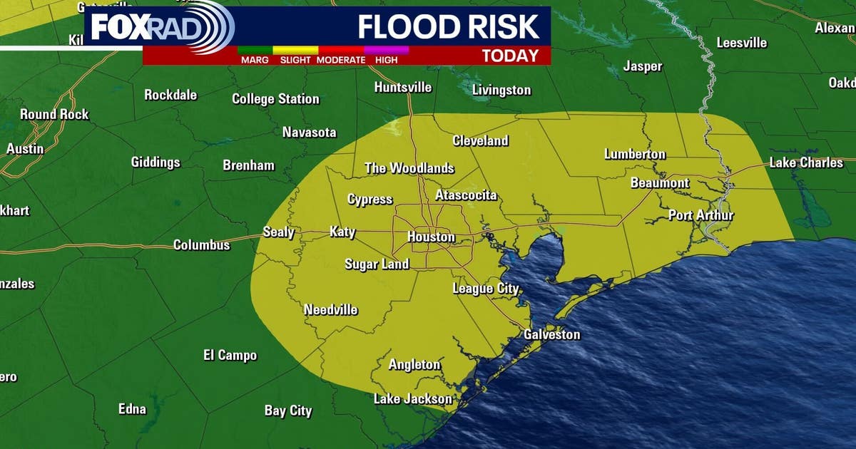 Houston weather radar: Saturday storms, flood risk