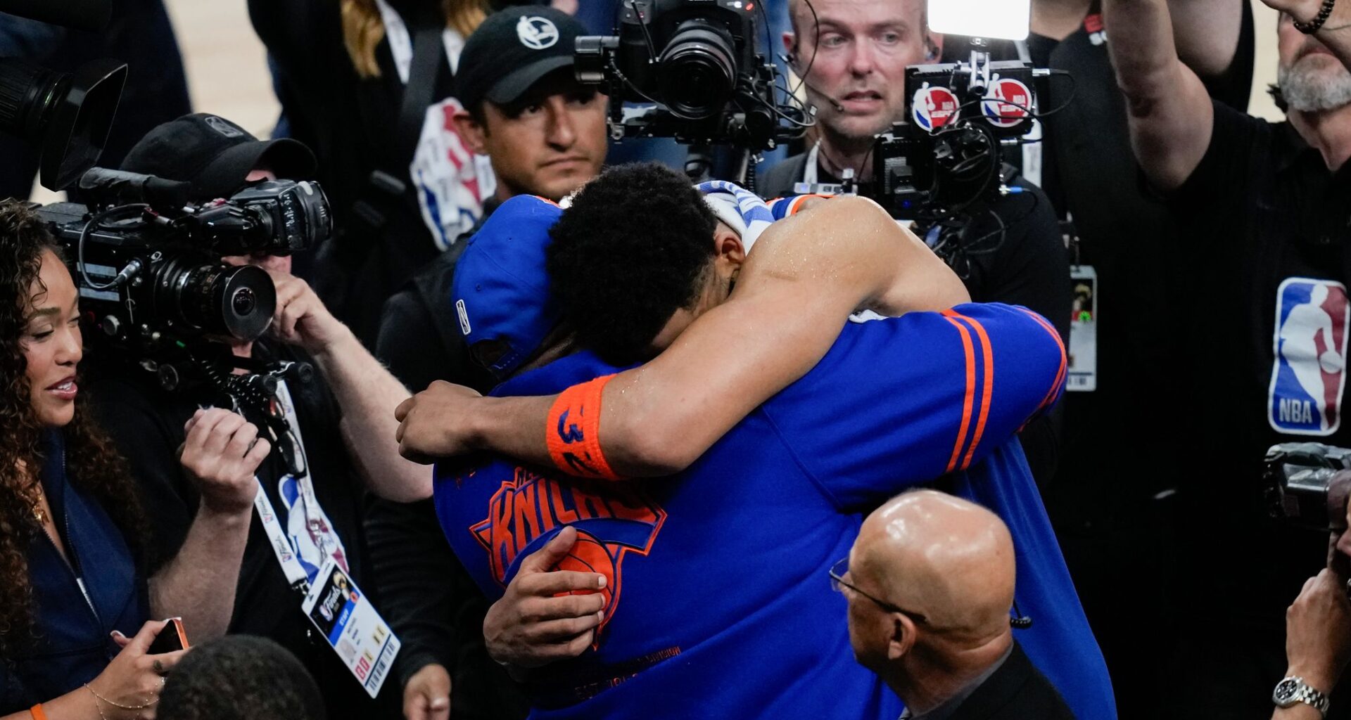 Knicks, up 2-0 in NBA Finals, say the job is far from over. And the Spurs aren't conceding anything