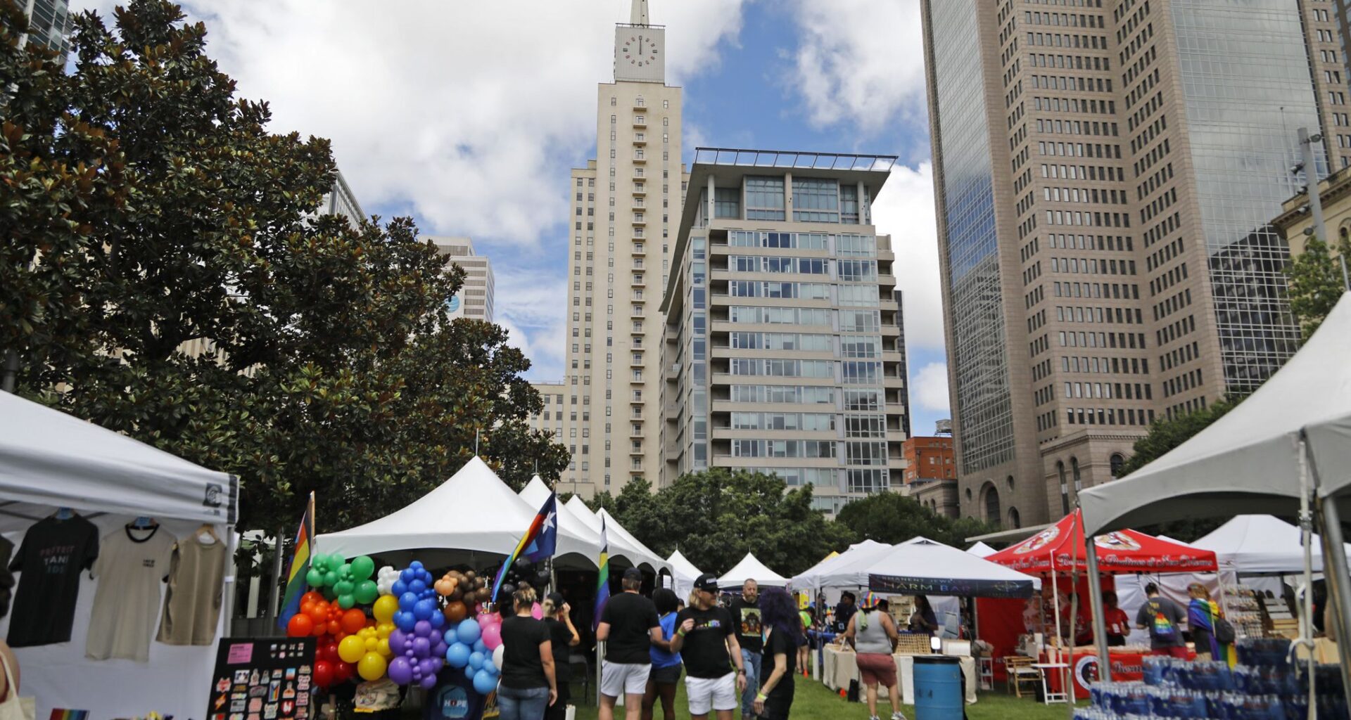 The Dallas Pride Festival of Rainbows held one of their events at Main Street Garden Park in downtown Dallas on Saturday, June 6, 2026.