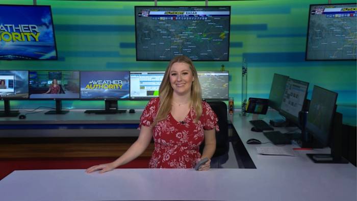 Spotty showers possible this weekend as heat builds