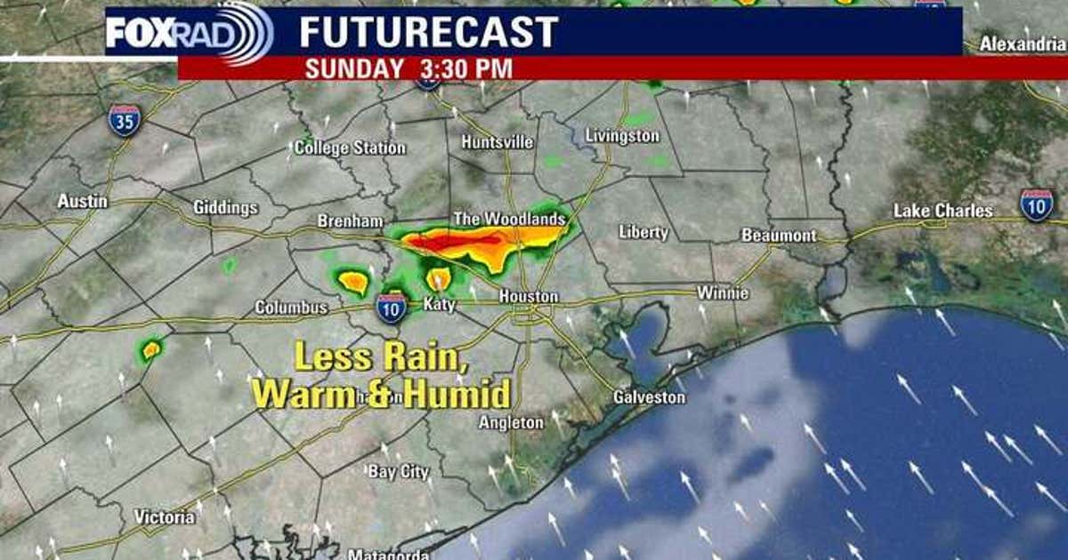 Houston weather: Clearing out from Saturday's downpours