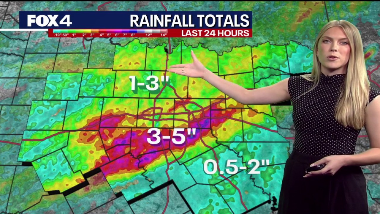 Flash flood warnings persist across Dallas-Fort Worth metroplex as continuous rain saturates region