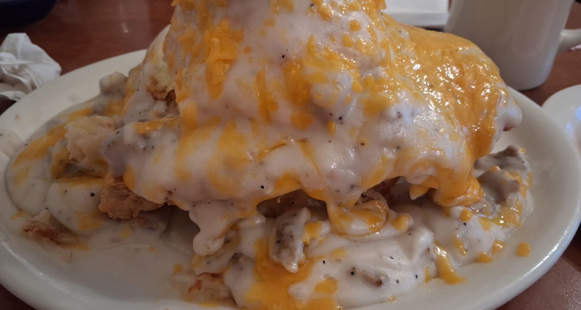 The "Morning Wrecker" at Bobbie's Southern Kitchen.