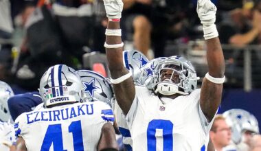 Cowboys LB DeMarvion Overshown ties knot with Texas-style wedding