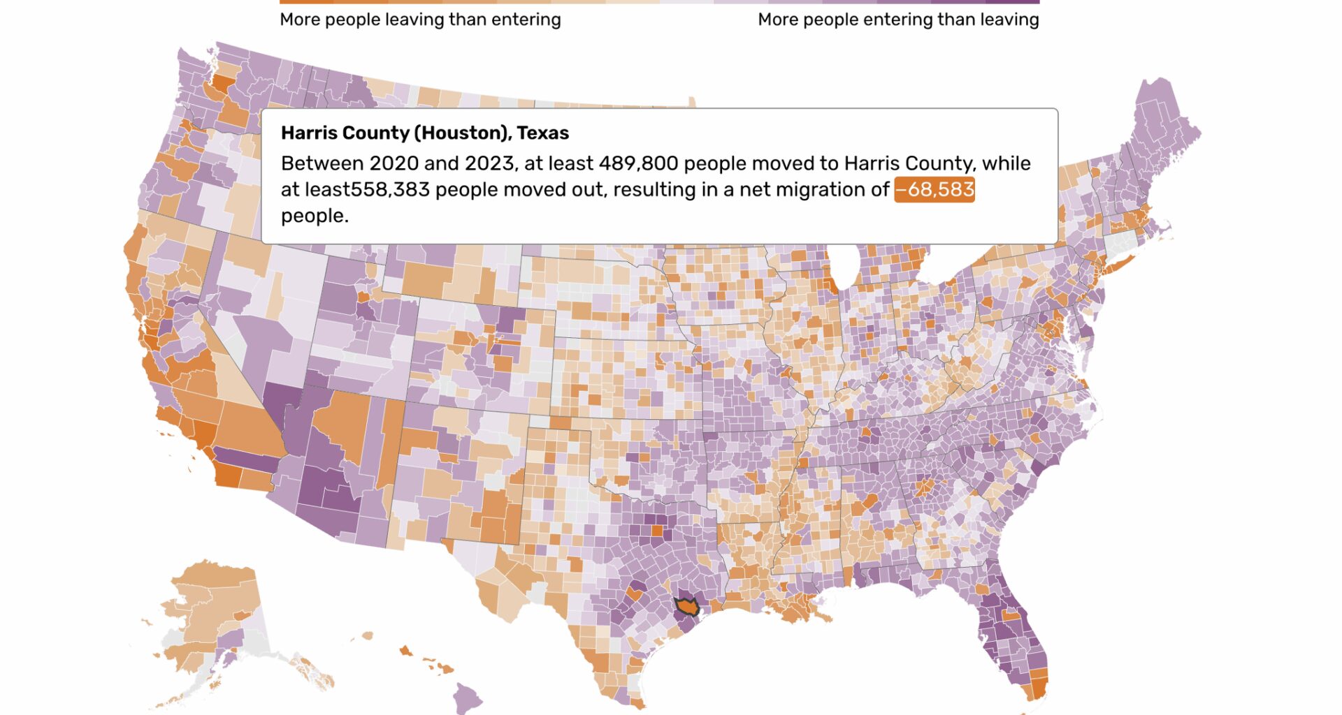 Are people leaving Houston or moving here? See the data.