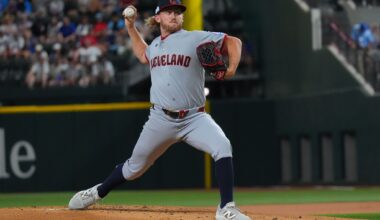 Tanner Bibee gets first win of season in 14th start, Guardians beat Rangers 6-0