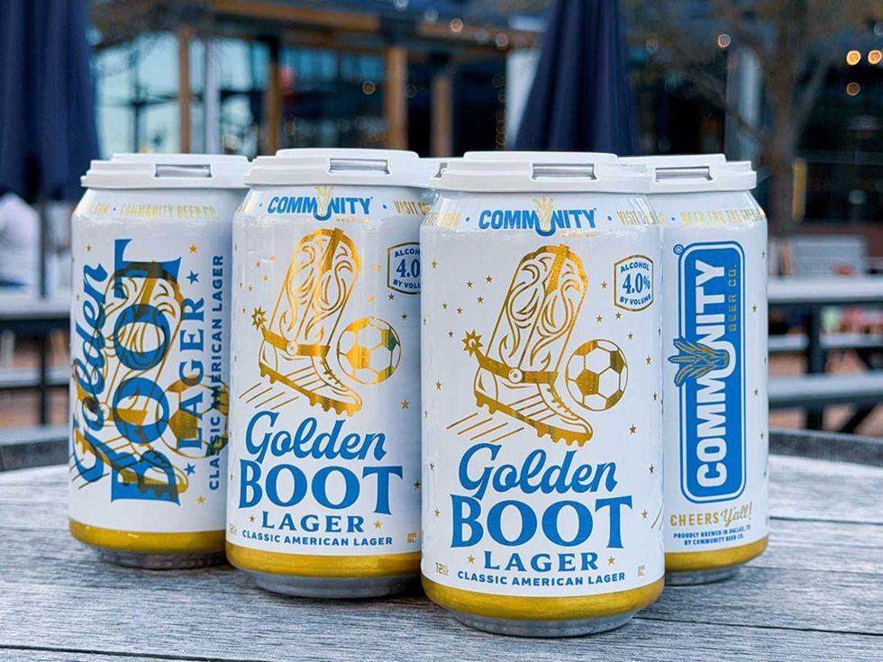 Golden Boot Lager from Community Beer Co