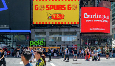Texas brand Rico's trolls Knicks with Spurs ad in Times Square