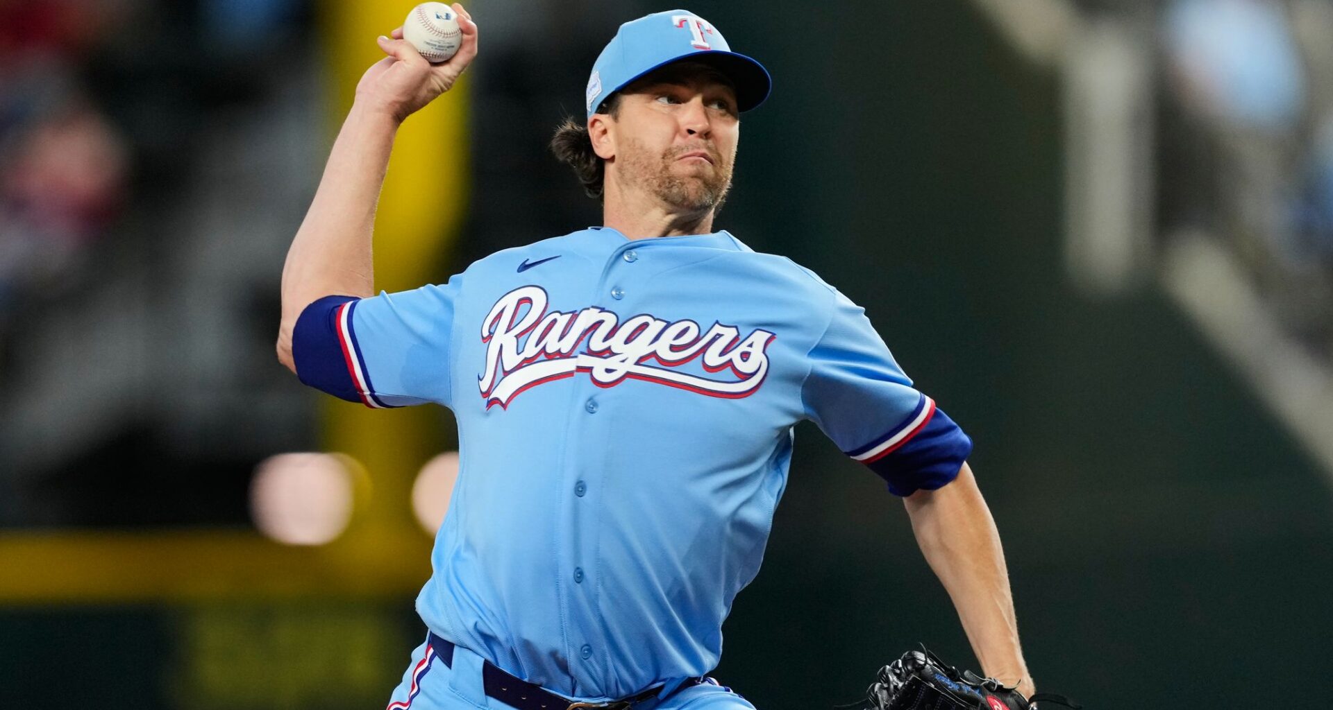 Jacob deGrom pitches 6 strong innings, Rangers hit 4 homers in 10-0 win over the Guardians