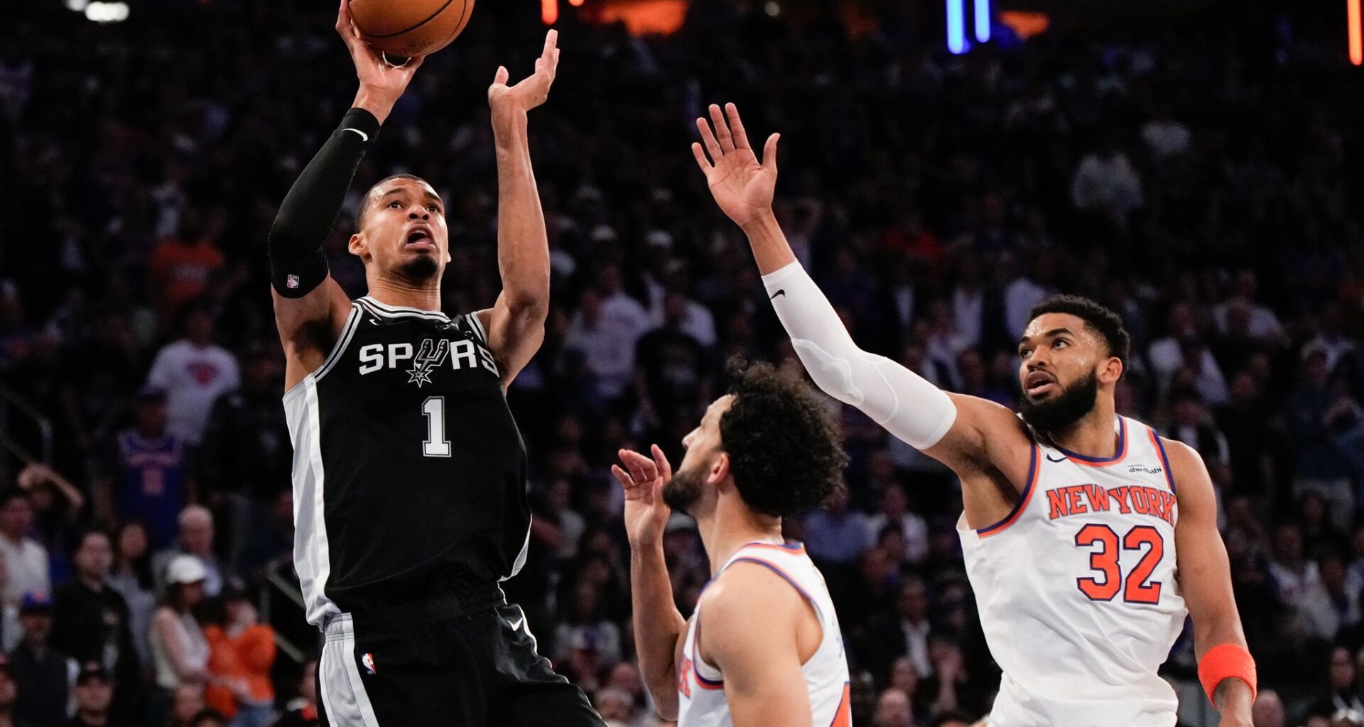 Victor Wembanyama and the Spurs are undaunted on the road at the Knicks in the NBA Finals