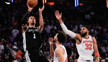 Victor Wembanyama and the Spurs are undaunted on the road at the Knicks in the NBA Finals