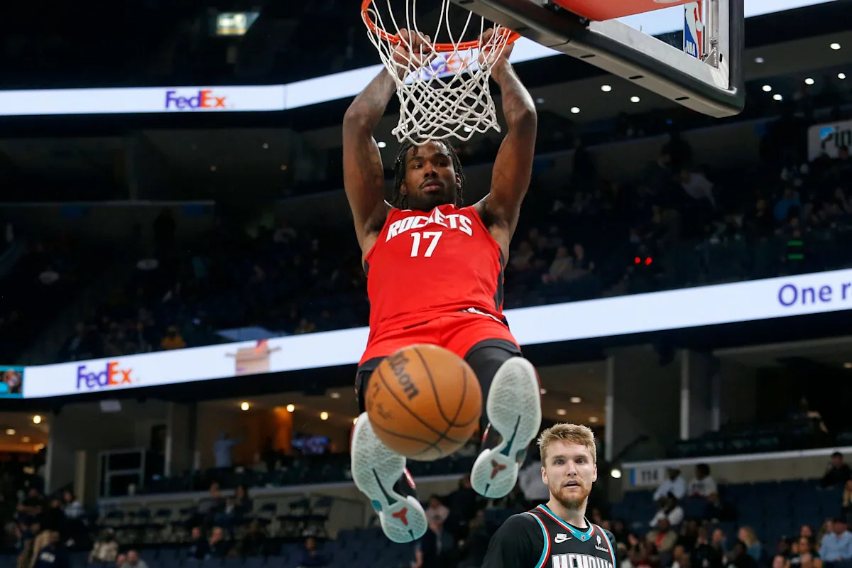 Houston Rockets jersey history No. 17 - Tari Eason (2022-26)