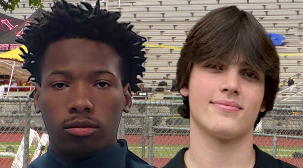 Karmelo Anthony (left), now 19, is charged with murder in the death of Austin Metcalf, 17, at...