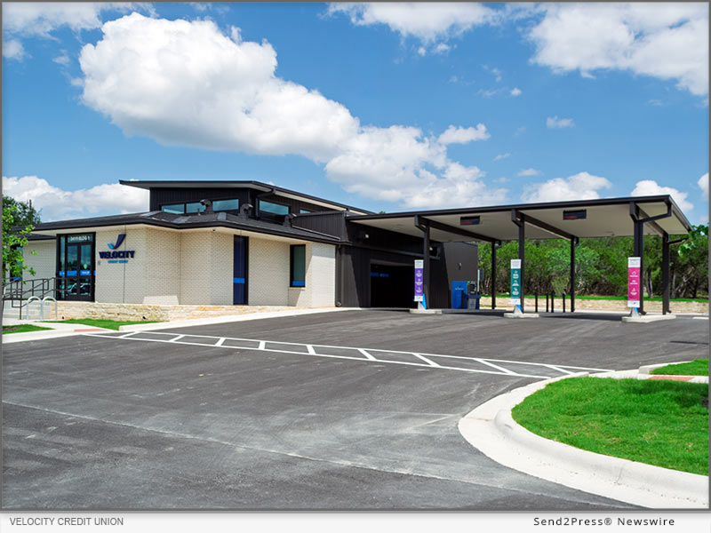 Velocity Credit Union's new modern, expanded Southwest Austin branch is located at 3419 Davis Lane, Austin, TX 78745