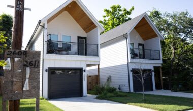 Contemporary homes on Warren Avenue in the Queen City neighborhood on July 7, 2025, in Dallas.