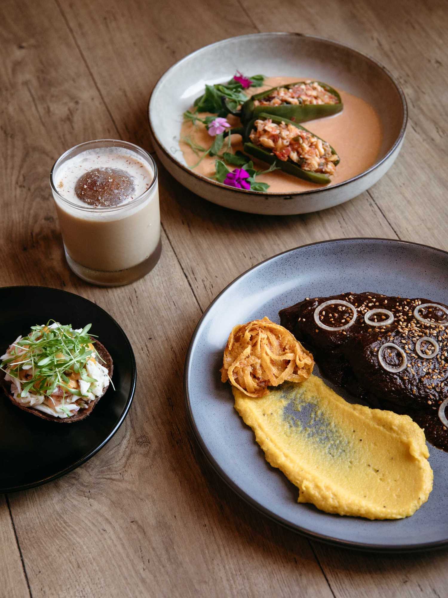 El Naranjo Austin dishes