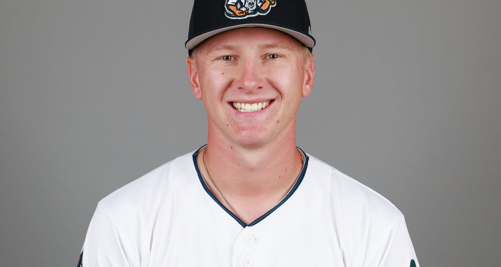 Ryan Lasko, no. 22 of the Midland Rockhounds, poses for a photo during photo day at Momentum Bank Ballpark on Monday, March 30, 2026.