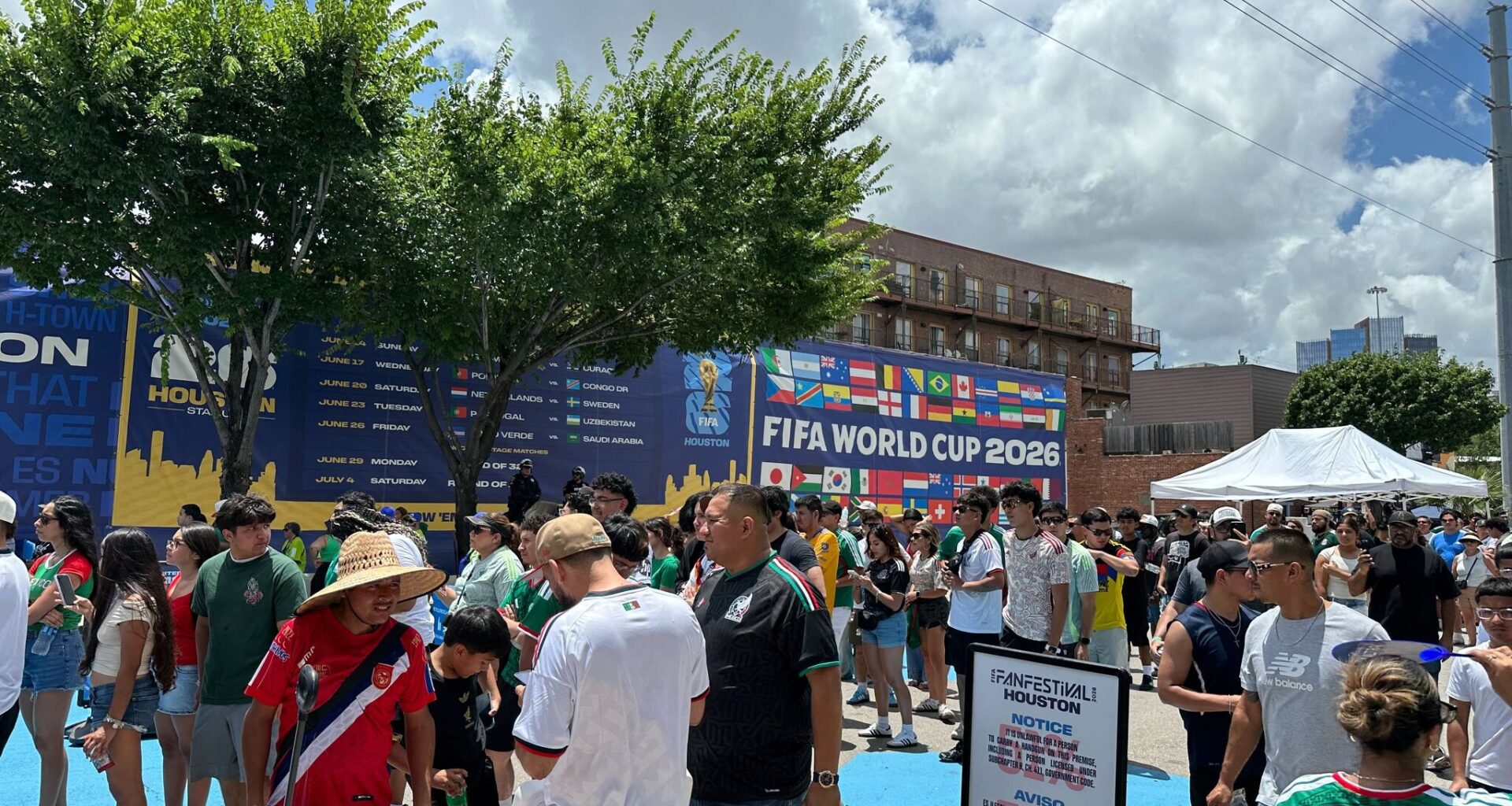Houston limits entry to FIFA Fan Festival after reaching capacity