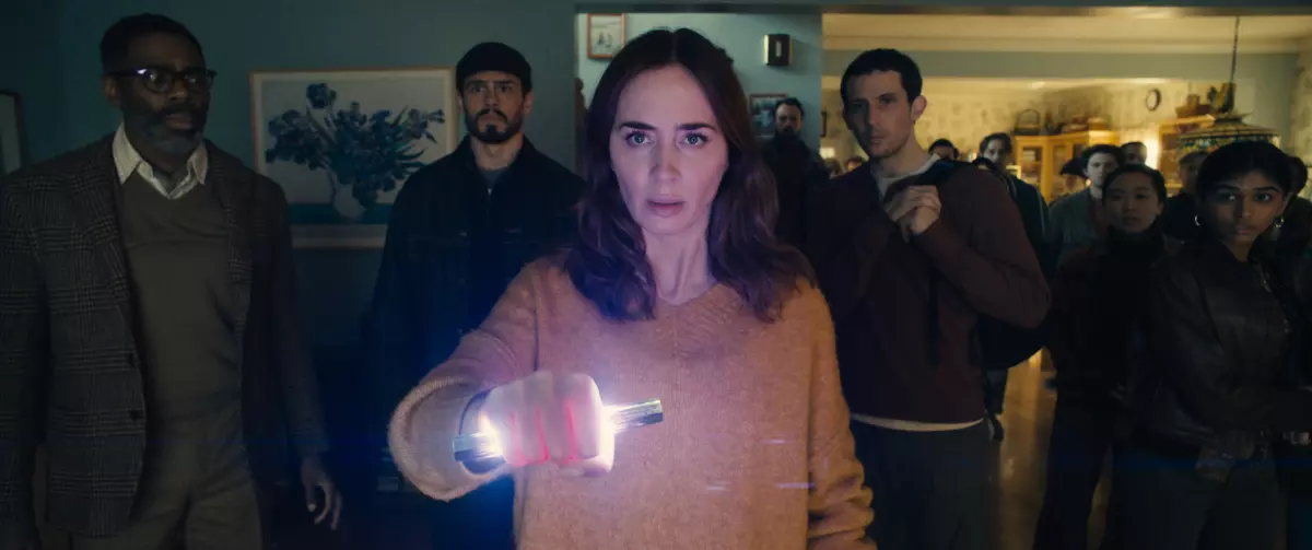 Emily Blunt stars as a TV meteorologist who discovers she can read minds in Disclosure Day.