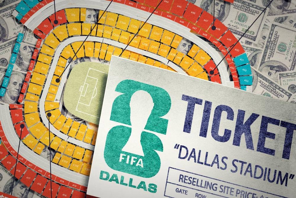 World Cup ticket prices for Netherlands-Japan at AT&T Stadium