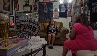 Inside a San Antonio great-grandmother’s incredible Spurs collection