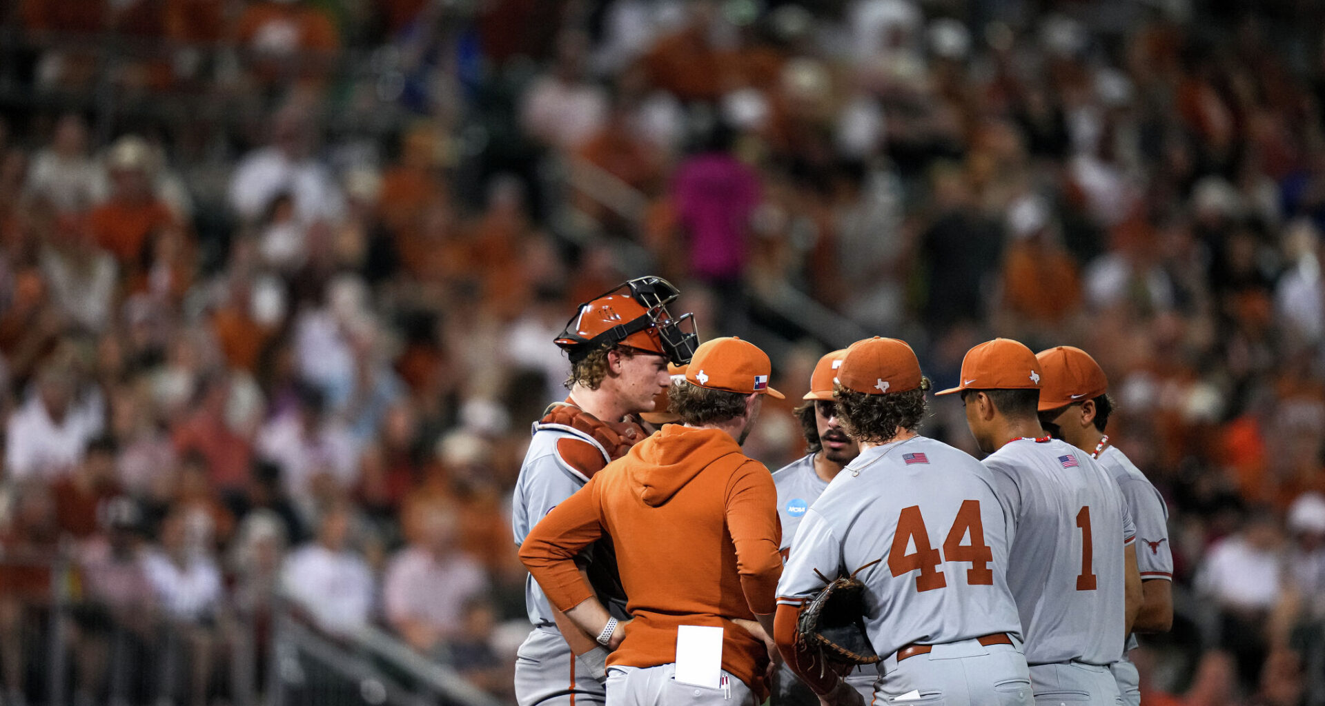 Weather delays start of Texas and Georgia's College World Series game