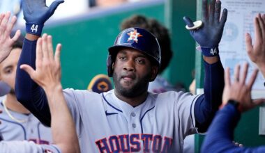 Astros' Yordan Álvarez hits home run and grand slam in historic inning vs Royals