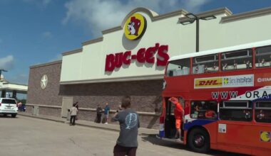 Netherlands soccer fans bring massive orange block party and iconic bus to Dallas