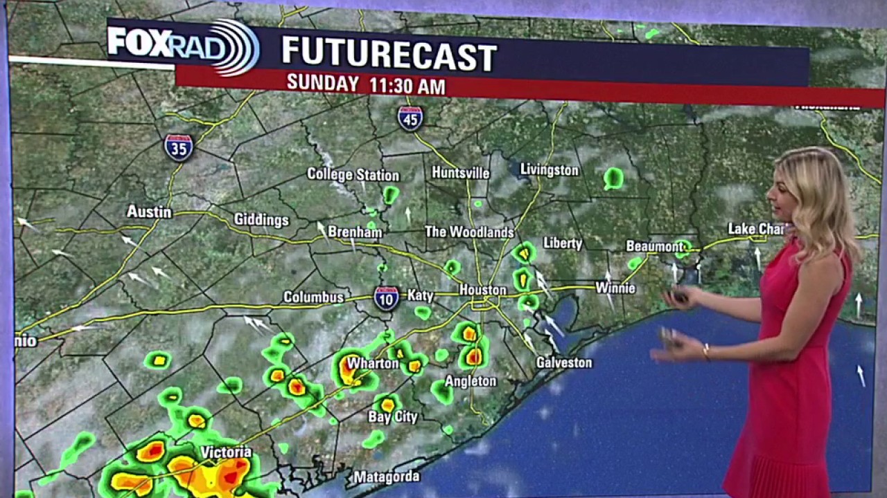 Deep tropical moisture brings heavy downpours and flood threat to Southeast Texas for World Cup Sunday