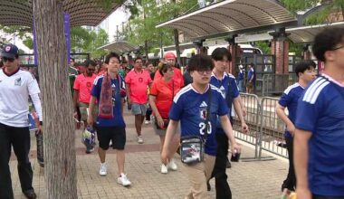International fans happy with North Texas public transportation to World Cup