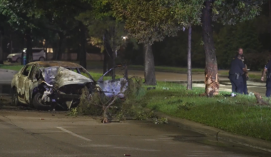 Memorial Drive crash: 1 dead, 1 injured after vehicle catches fire