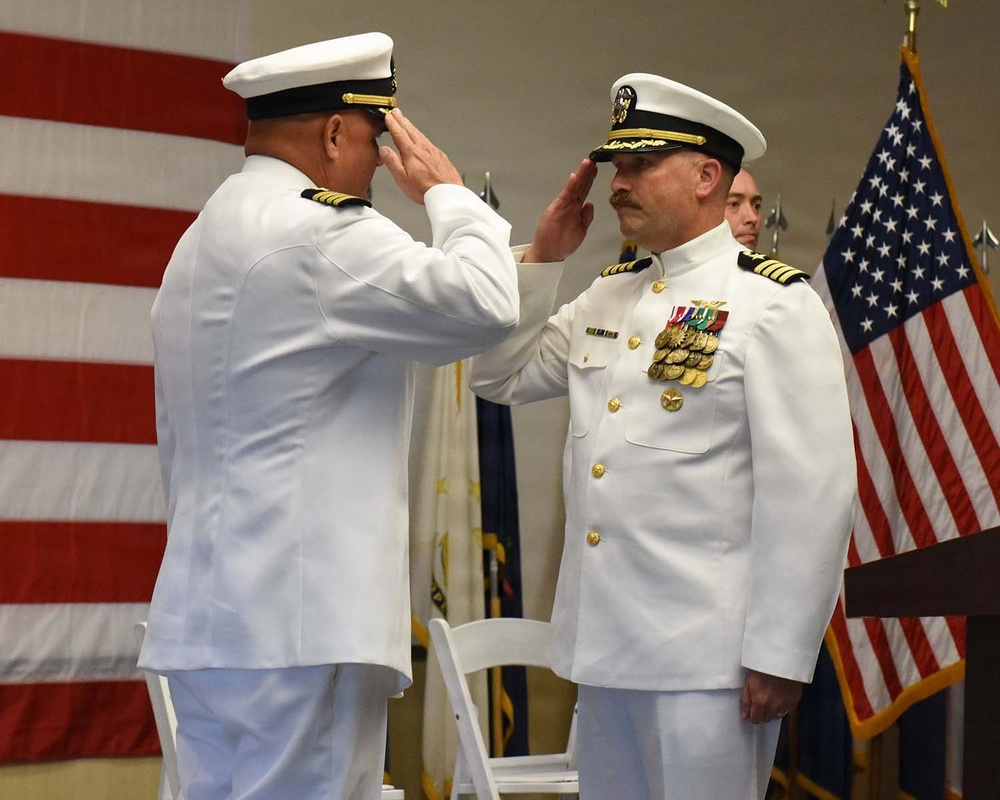 Nickell relieves Jurica as Commanding Officer of NAS Corpus Christi