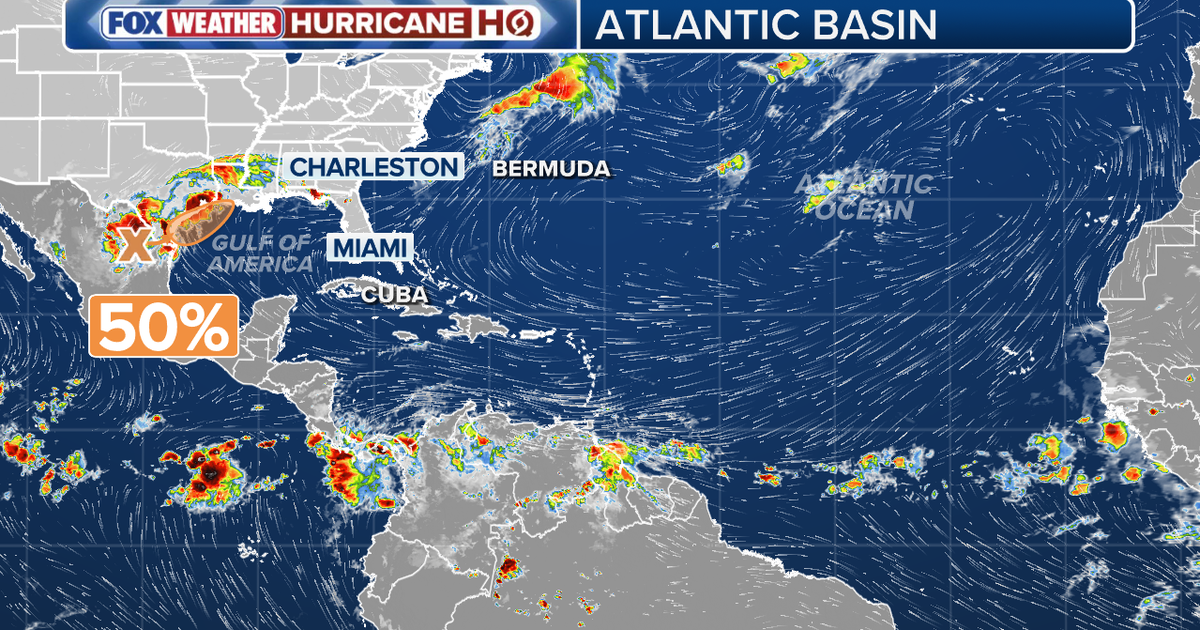 Tropical disturbance in Gulf carries 50% chance of development, poses heavy flood risk to Texas