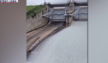 LCRA opens two floodgates due to heavy rainfall in Central Texas
