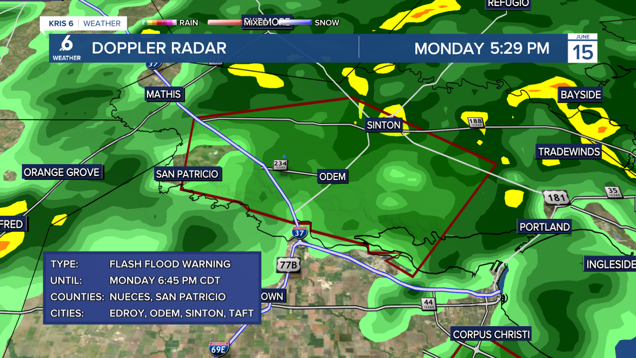 FLASH FLOOD WARNING SAN PATRICIOC COUNTY 6-15-2026