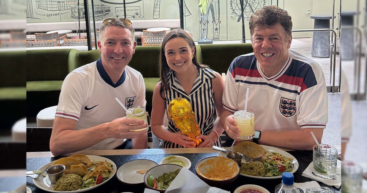 England superfan tries Tex-Mex for first time during World Cup trip to North Texas