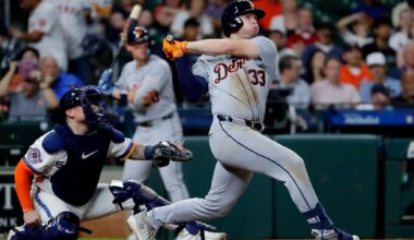 Tigers' Colt Keith rediscovers power stroke with 3-homer game in Houston