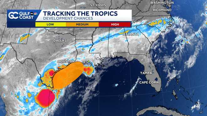 Tropical Outlook Areas to monitor