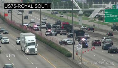 Crash on U.S. 75 slows traffic in Dallas for miles