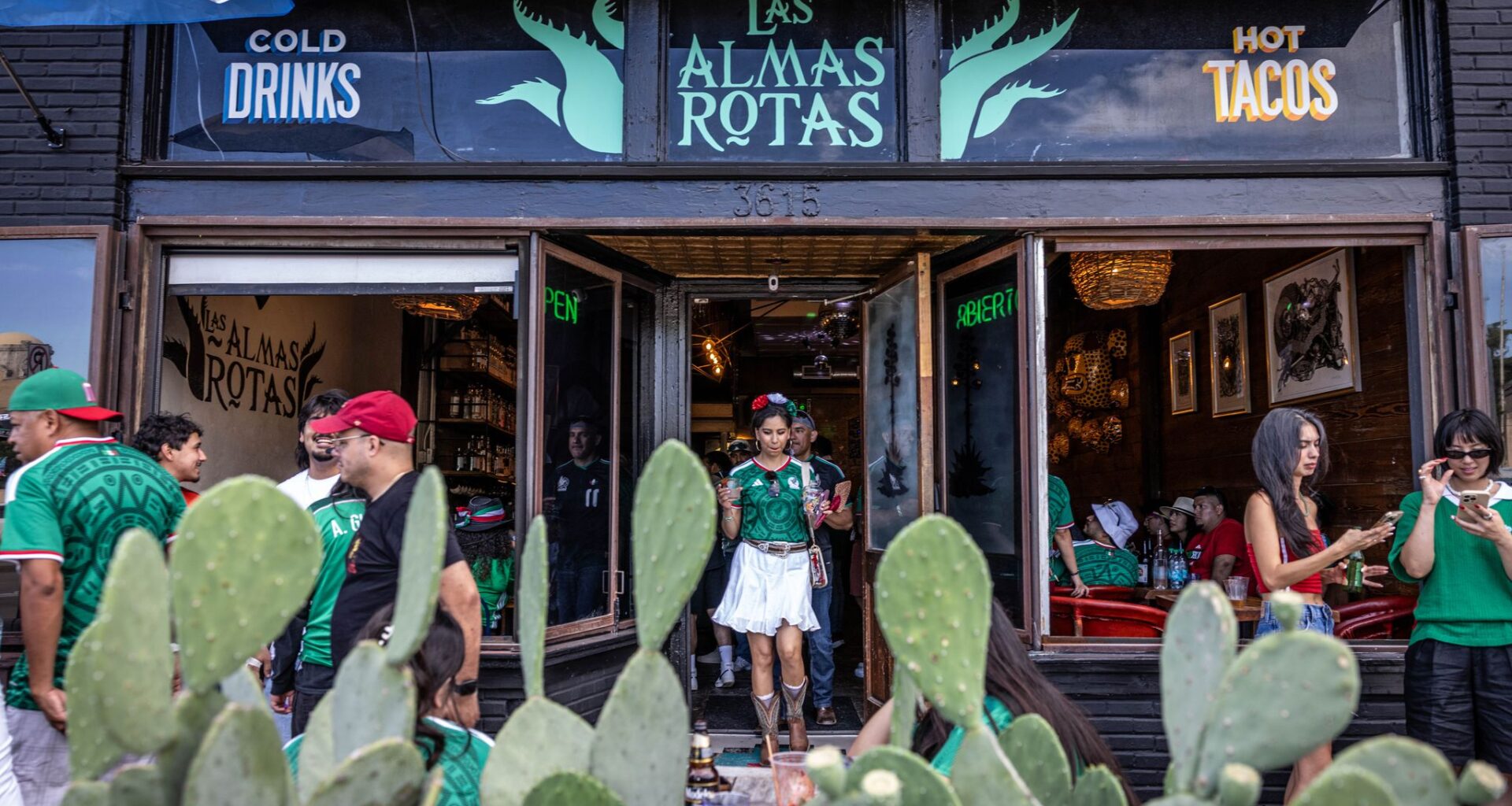 World Cup fans packed a Dallas bar near Fair Park during FIFA Fan Fest