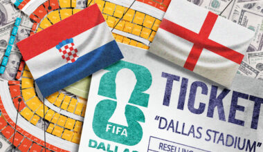 World Cup ticket prices for England-Croatia at AT&T Stadium