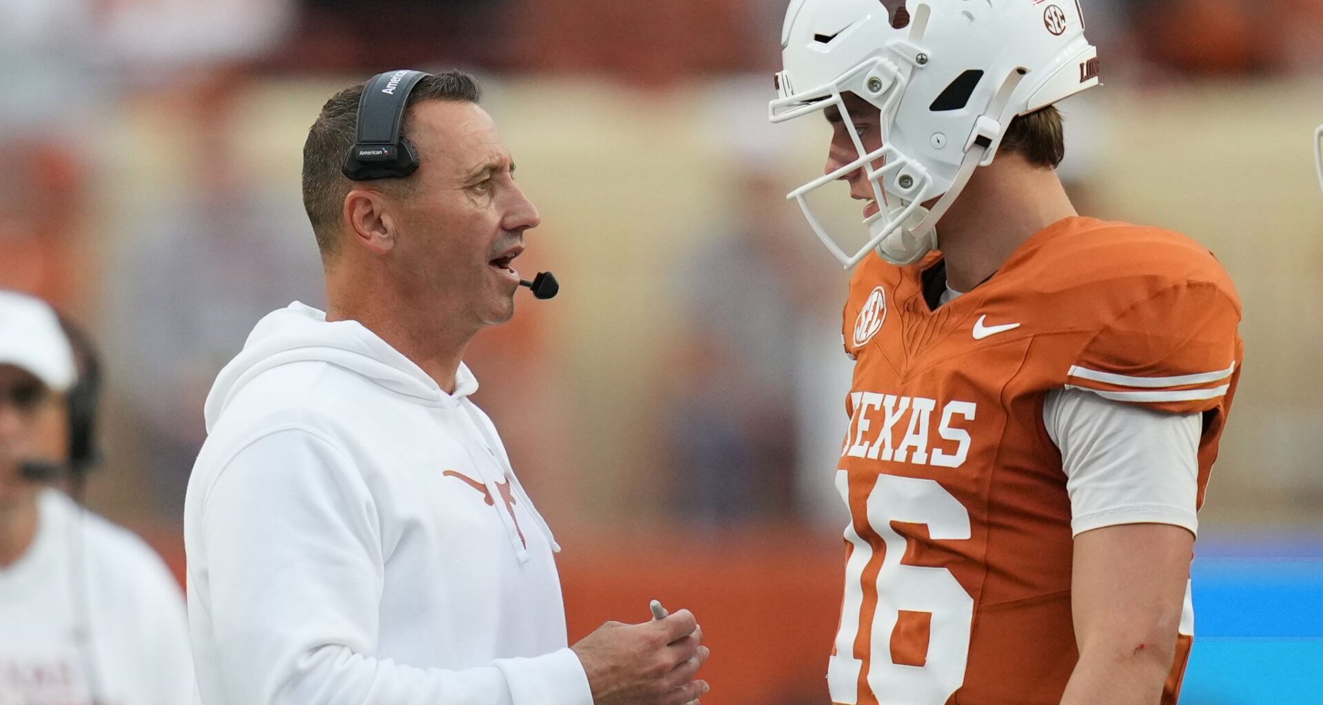 Sarkisian breaks down whether Manning would return to Texas in 2027