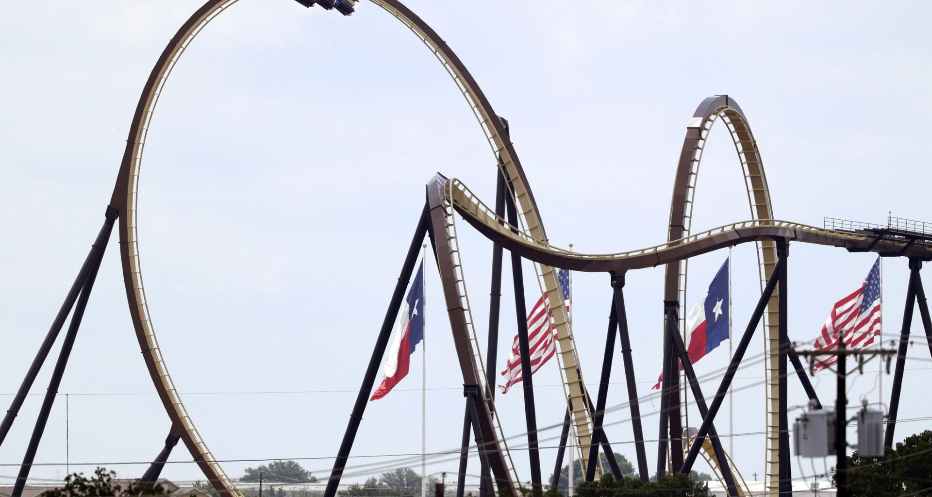 Record-breaking Six Flags dive coaster gets opening date