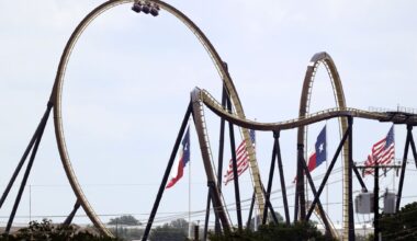 Record-breaking Six Flags dive coaster gets opening date