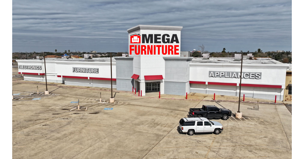 Mega Furniture Leases Former Conn’s HomePlus Building in Corpus Christi