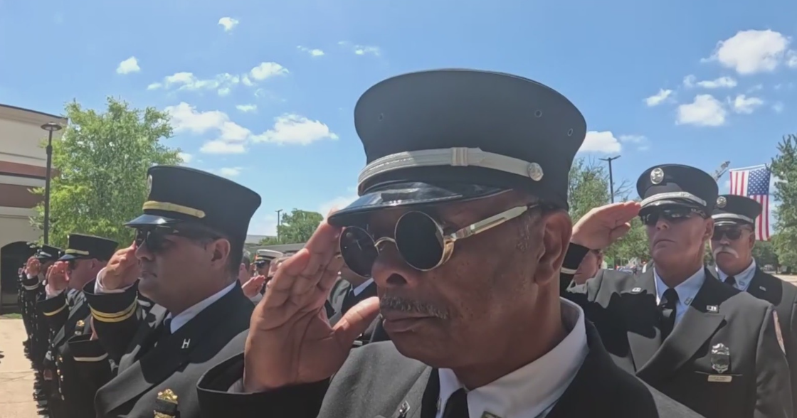 Hundreds of Fort Worth firefighters gather to honor Todd Brook at his funeral