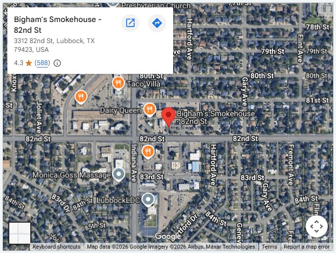 Bigham's Smokehouse - 82nd St
