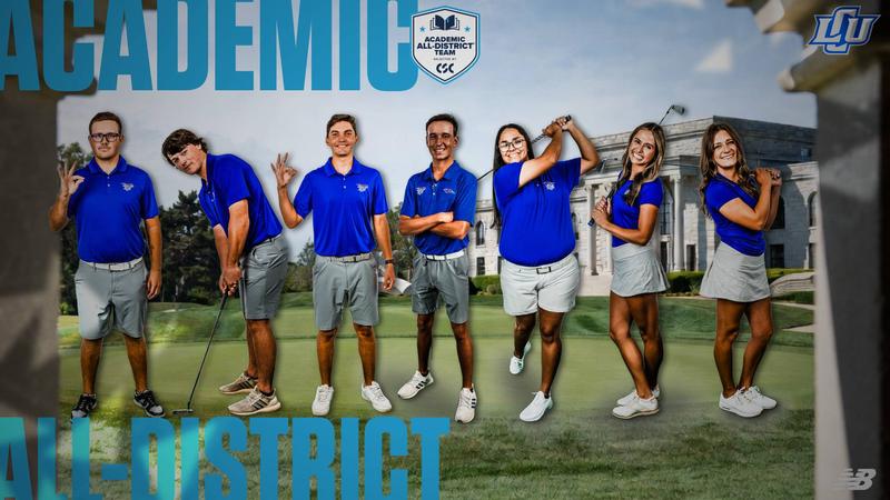 Seven LCU Golf Standouts Drive Into CSC Academic All-District Honors