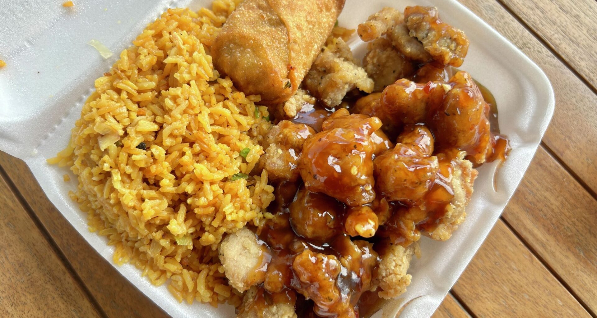 The General chicken from Panda Inn is $6.25.